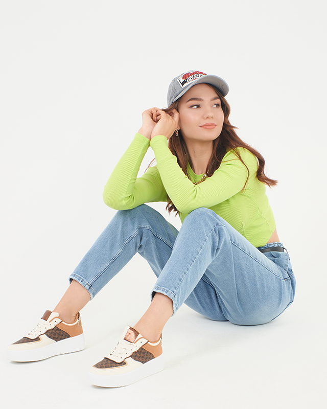 Modré dámské mom jeans - Oblečení