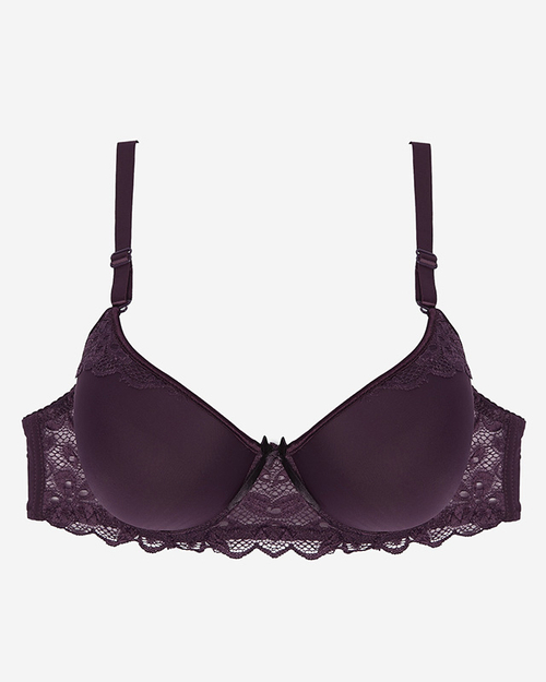Жіночий мереживний бюстгальтер фіолетового кольору - Нижня білизна
