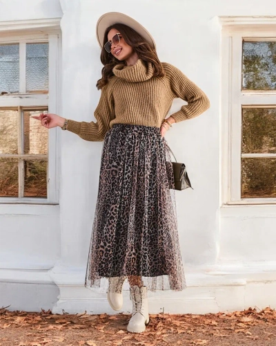 Royalfashion Паттерні з жіночою середньою спідницею з тюлю