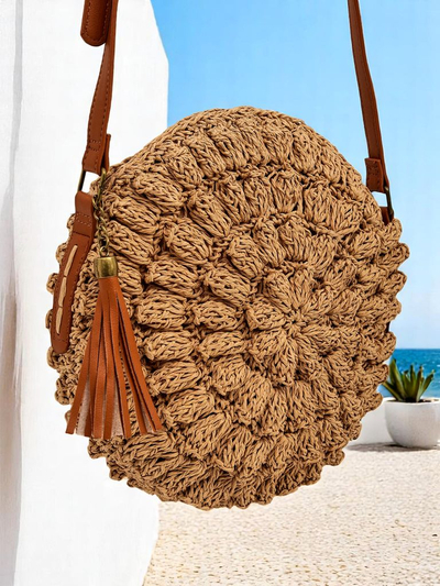 Royalfashion Маленька солом'яна жіноча сумочка Solea Mini