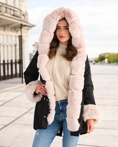 Royalfashion Dlouhý ženský kabát
