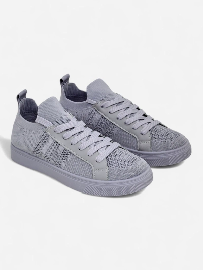 Androsia Gray Sneakers – Stylové sportovní boty ploché na léto a jaro