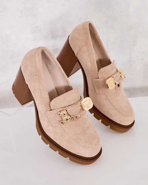 Royalfashion Жіночі мокасини на високій шпильці Nezii