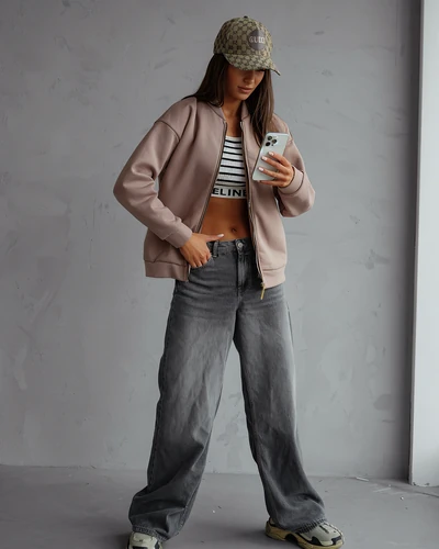 Royalfashion Zipped bomber jacket