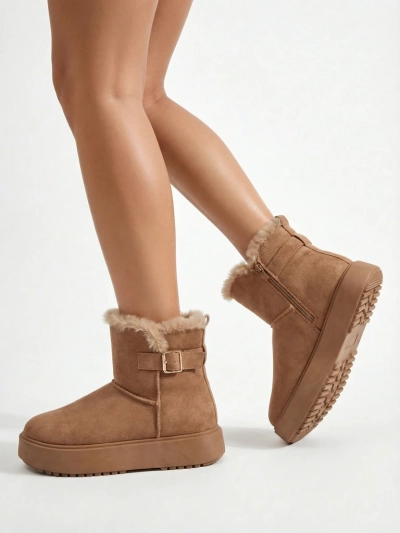 Royalfashion Короткі жіночі черевики a'la снігоходи Winter Crest