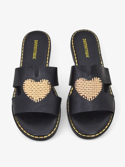 Royalfashion жіночі шльопанці з серцем Gold Heart