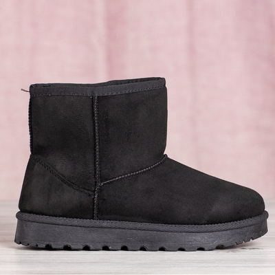 Maputu černé izolované sněhové boty - obuv