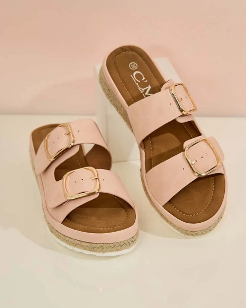 Royalfashion Жіночі шльопанці з пряжками Ossfo