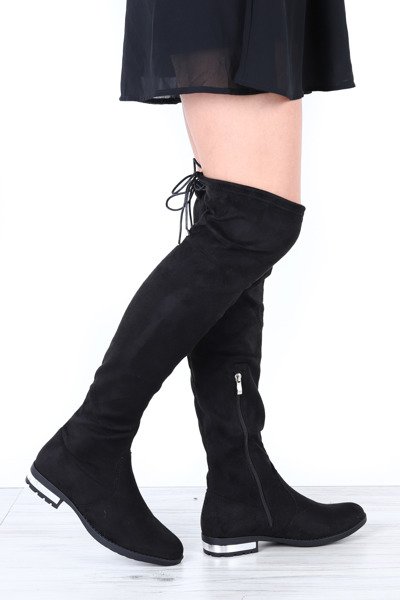 Czarne kozaki Lexie - Obuwie