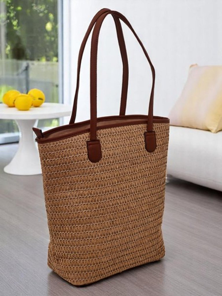 Royalfashion Velká slaměná dámská taška Solea Bag