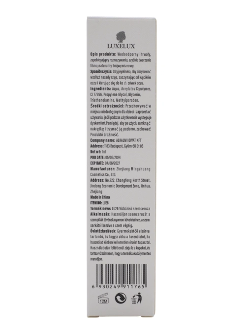 Luxelux Waterproof eyeliner 1ml