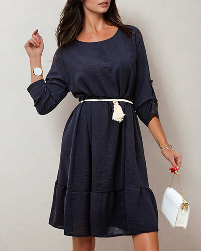 Royalfashion Dámské šaty ke kolenům