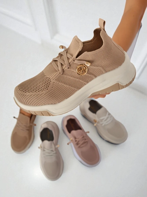 Royalfashion Жіночі тканинні спортивні кросівки без шнурків Teletta