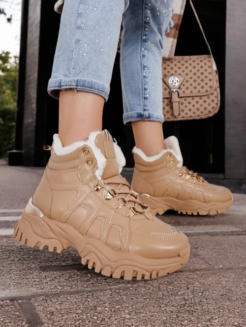 Жіночі кросівки Royalfashion з хутряним підкладом Megigna