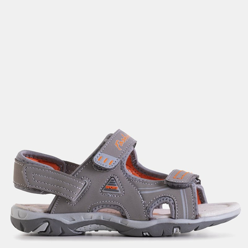 Сірі дитячі сандалі на липучках Elbrus