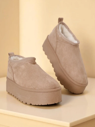 Royalfashion Dámské krátké boty a'la snow boots Ozozi