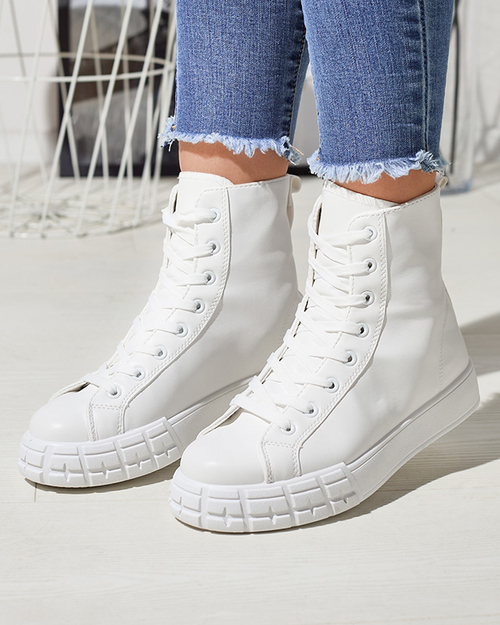 Білі жіночі спортивні туфлі Feieef- Footwear