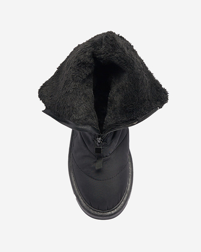Černé dámské boty a'la snow boots Tirigga- Obuv