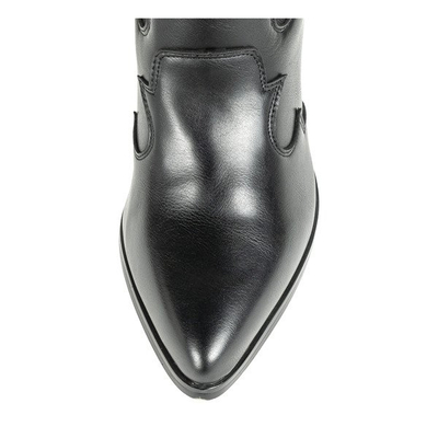 Чорні чоботи на посаді ковбойських чобіт Catenia - Взуття