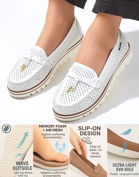 Royalfashion Жіночі перфоровані мокасини Elissas