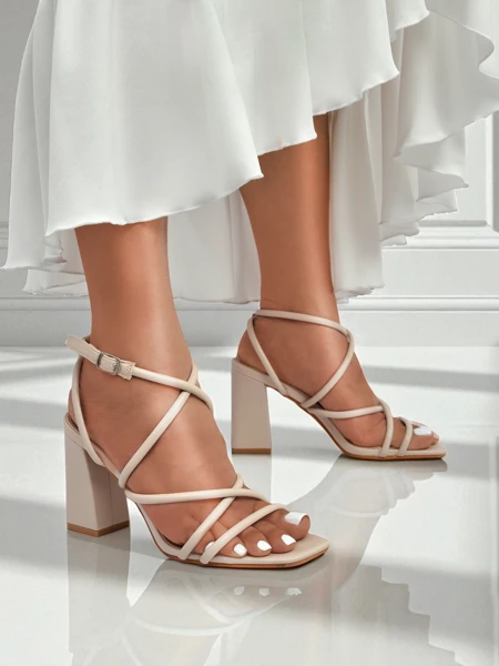 Royalfashion Dámské sandály na blokovém podpatku Elysia