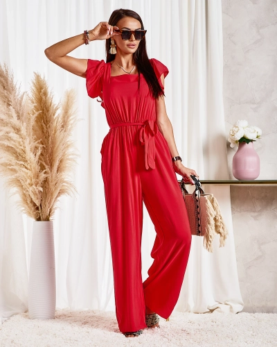 Жіночий комбінезон Royalfashion Red