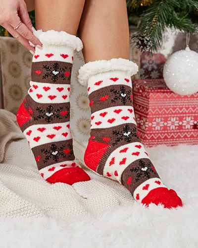 Royalfashion Утеплені жіночі різдвяні шкарпетки