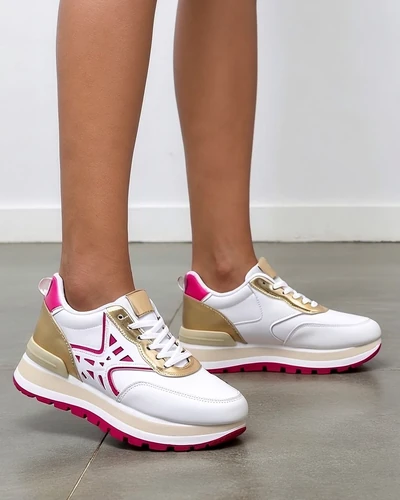 Royalfashion Dámské tenisky s třpytkami Senues