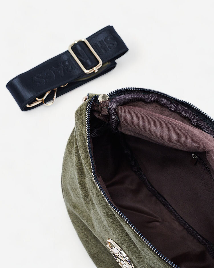 Royalfashion Zelená malá dámská kabelka z ekokůže