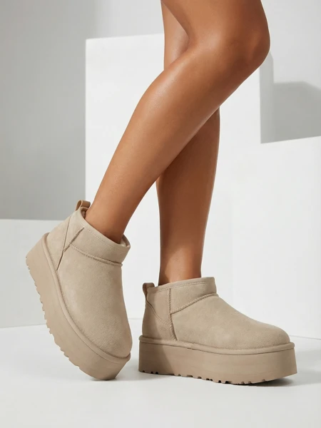 Royalfashion Dámské krátké boty a'la snow boots Ozozi