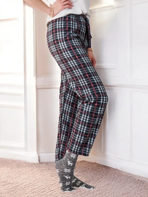 Royalfashion Котон Різдвяні Жіночі Піжамні Штани У Досці