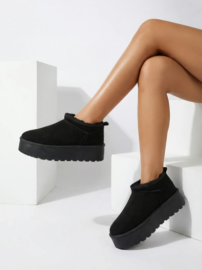 Royalfashion Dámské krátké boty a'la snow boots Ozozi