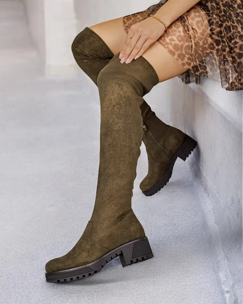 Жіночі чоботи Royalfashion Risso до коліна