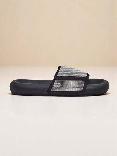 Royalfashion Dámské pantofle na ploché podrážce Sparkle Step