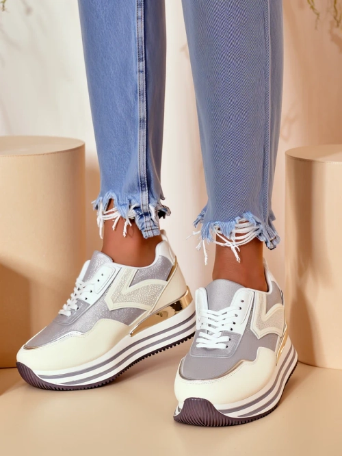 Royalfashion Жіночі кросівки з блискітками Borovis