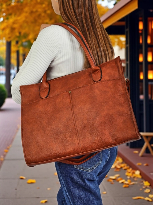 Сумка жіноча Hera Eleganza – коричнева, екошкіра, класичний стиль