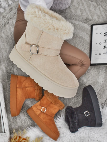 Royalfashion Короткі жіночі черевики a'la снігоходи Myrelle