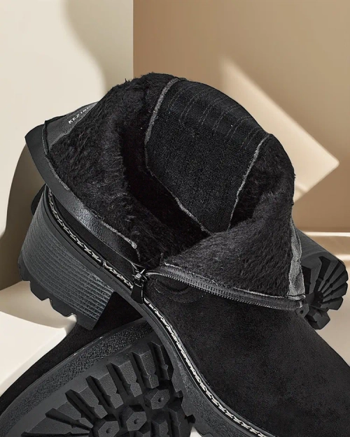 Жіночі чоботи Royalfashion з екологічного замшу на пості Segiag