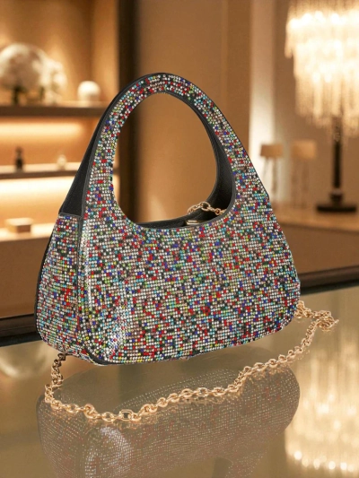 Royalfashion Dámská psaníčko kabelka se zirkony Myra Quill