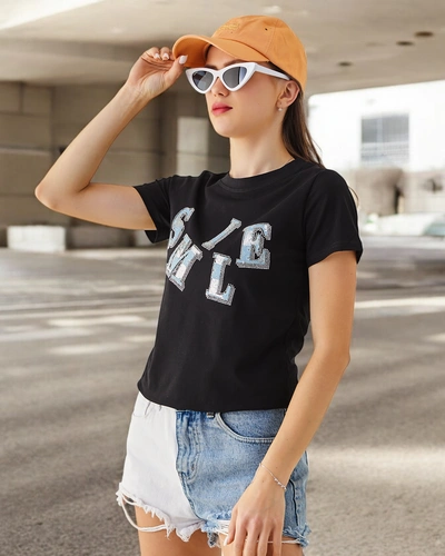 Royalfashion Dámská bavlněná blůza s nápisem