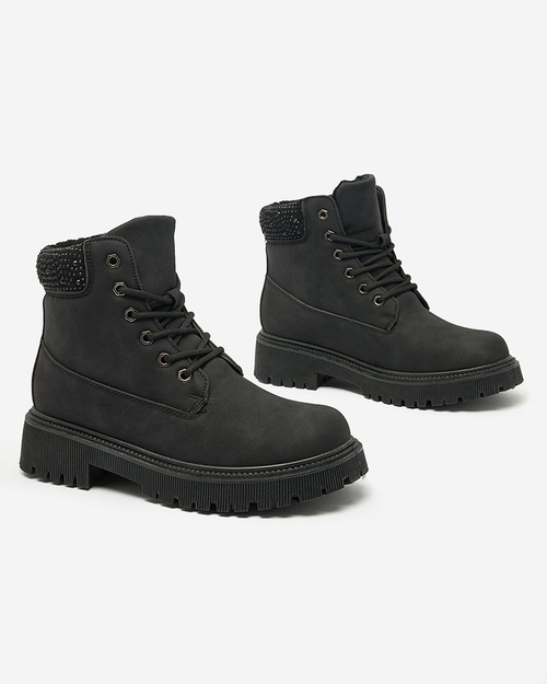 Royalfashion Чорні жіночі капці Karamellia