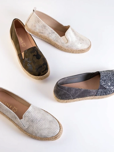 Dámské zelené espadrilky v barvě Nuhente - Obuv