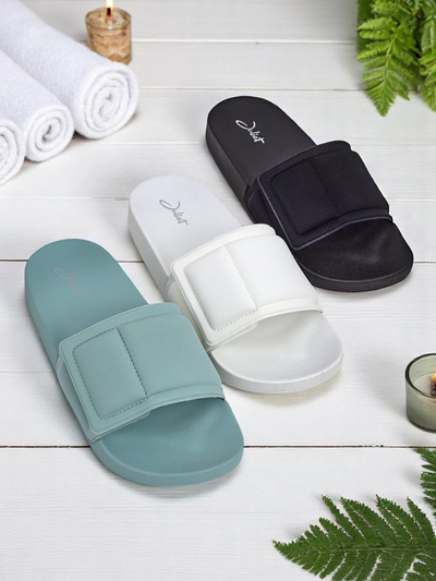 Royalfashion Dámské pantofle na ploché podrážce FlexiWalk