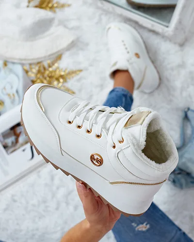 Royalfashion Zateplené dámské tenisky s kožíškem Casill