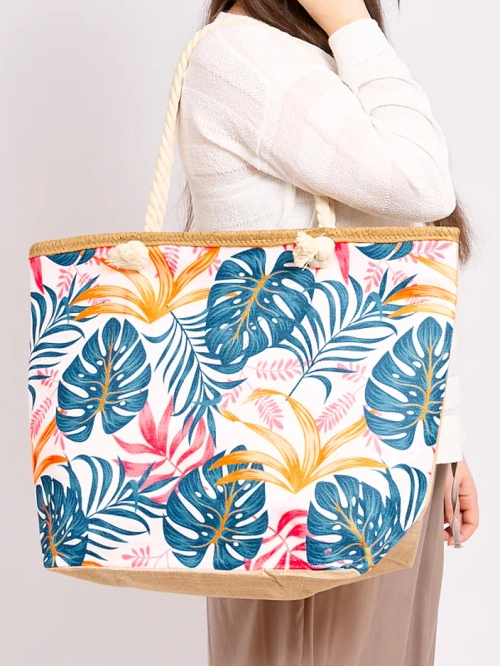 Royalfashion Велика тканинна сумка з принтом