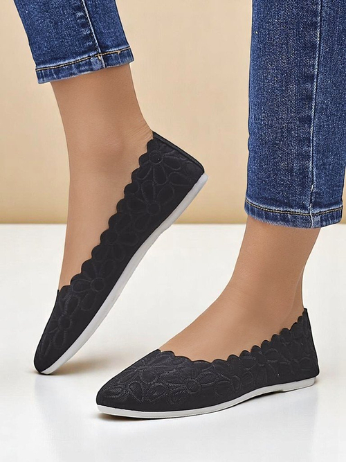 Жіночі квіткові балетки Royalfashion Magerro