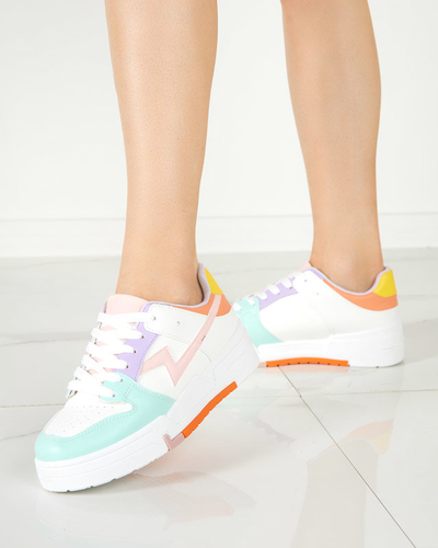 Zelenobílé dámské sportovní boty Tremsi tenisky - Obuv