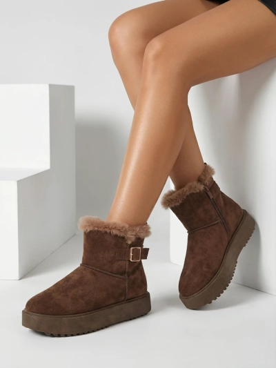 Royalfashion Krátké boty a'la sněhule dámské Winter Crest