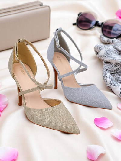 Royalfashion Dámské lodičky na jehlovém podpatku GlamStrap