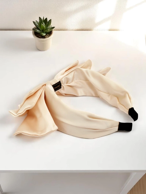 Royalfashion Атласна обруч із бантом Celine